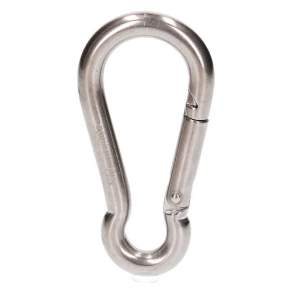 Karabijnhaak 100x10mm rvs 350KG