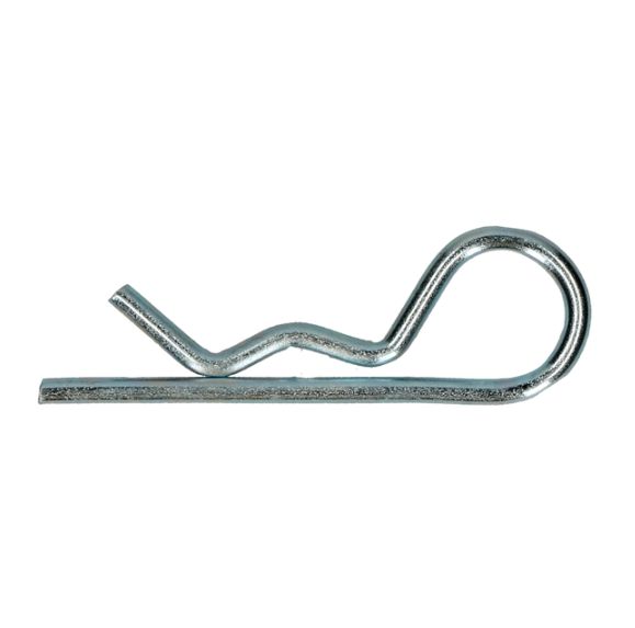 Borgclip / borgveer 7mm verzinkt lengte 105mm